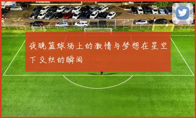 夜晚篮球场上的激情与梦想在星空下交织的瞬间